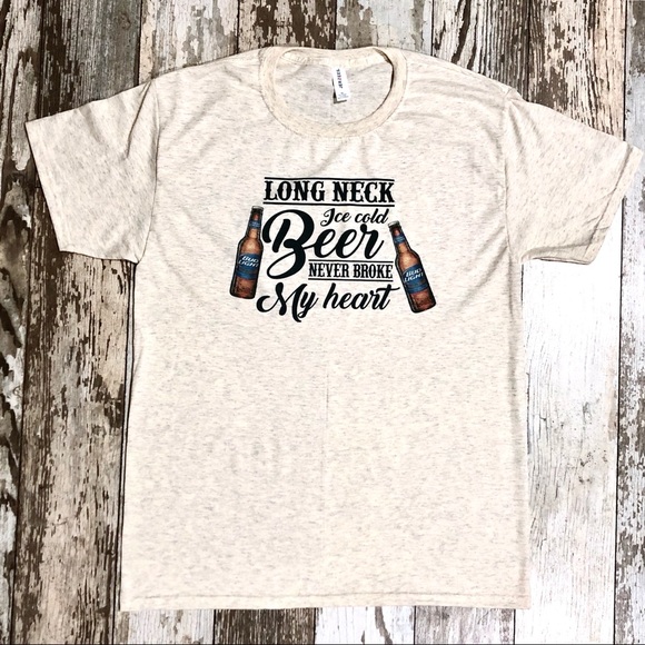 Luke combs beer never broke my heart shirt - Picture 4 of 5